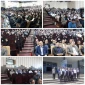 حضور محترم آقای دکتر احد بهشتی اصل ریاست محترم دانشگاه فنی و حرفه ای واحد استان آذربایجان شرقی و اساتید بسیجی ارجمند مراکز تابعه در مراسم روز ملی بسیج اساتید با شعار استاد بسیجی؛جهاد تبیین و امیدآفرینی،اعتلای نظام حکمرانی