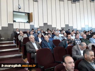 حضور محترم آقای دکتر احد بهشتی اصل ریاست محترم دانشگاه فنی و حرفه ای واحد استان آذربایجان شرقی و اساتید بسیجی ارجمند مراکز تابعه در مراسم روز ملی بسیج اساتید با شعار استاد بسیجی؛جهاد تبیین و امیدآفرینی،اعتلای نظام حکمرانی
 2