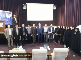 حضور محترم آقای دکتر احد بهشتی اصل ریاست محترم دانشگاه فنی و حرفه ای واحد استان آذربایجان شرقی و اساتید بسیجی ارجمند مراکز تابعه در مراسم روز ملی بسیج اساتید با شعار استاد بسیجی؛جهاد تبیین و امیدآفرینی،اعتلای نظام حکمرانی
 4