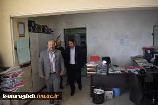 بازدید دکتر محمدرضا جلیلی معاونت محترم فرهنگی و دانشجویی دانشگاه فنی و حرفه ای کشور و دکتر ابراهیم احمدی ریاست محترم دانشگاه فنی و حرفه ای واحد استان آذربایجان شرقی از دانشکده 4