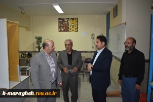 بازدید دکتر محمدرضا جلیلی معاونت محترم فرهنگی و دانشجویی دانشگاه فنی و حرفه ای کشور و دکتر ابراهیم احمدی ریاست محترم دانشگاه فنی و حرفه ای واحد استان آذربایجان شرقی از دانشکده 11