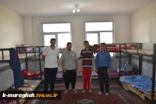 ثبت نام، اسکان و انجام کلیه امورات رفاهی دانشجویان عزیز جدید الورود به همت همکاران پرتلاش و ساعی دانشکده فنی و کشاورزی مراغه 5