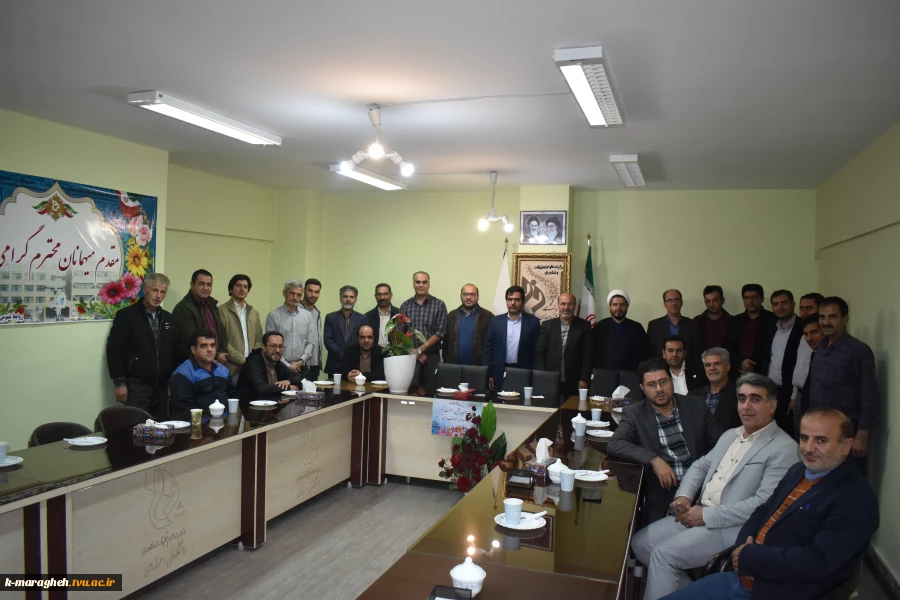 دیدار همکاران با سرپرست جدید آموزشکده فنی و کشاورزی مراغه 2
