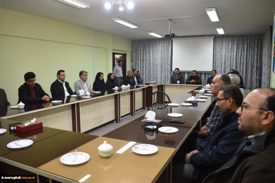 دیدار همکاران با سرپرست جدید آموزشکده فنی و کشاورزی مراغه 4