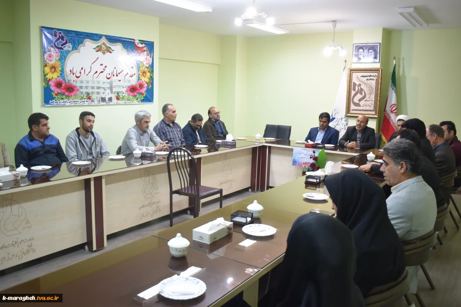 دیدار همکاران با سرپرست جدید آموزشکده فنی و کشاورزی مراغه 5