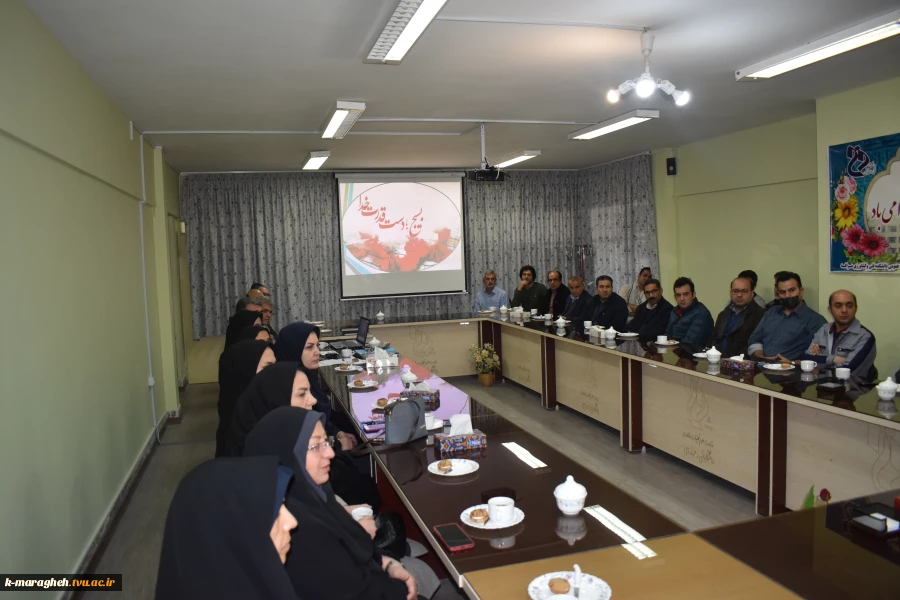 مراسم بزرگداشت هفته بسیج در آموزشکده فنی و کشاورزی مراغه 5