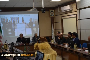 شرکت سرپرست و مسؤل اداره پژوهش آموزشکده فنی و کشاورزی مراغه در مراسم گرامیداشت هفته پژوهش در موسسه تحقیقات دیم کشور 3