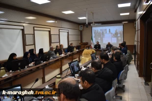 شرکت سرپرست و مسؤل اداره پژوهش آموزشکده فنی و کشاورزی مراغه در مراسم گرامیداشت هفته پژوهش در موسسه تحقیقات دیم کشور 5