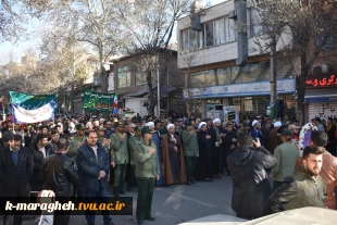 آئیـن تشییع و تدفین شهید گمــنام در دانشـگاه مراغــه 3