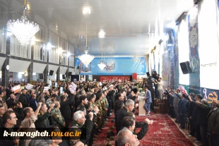 حضور پرشور کارکنان و اساتید آموزشکده فنی و کشاورزی مراغه در آیین گرامیداشت ۹ دی 6