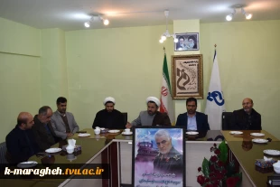 نشست بصیرت و مقاومت با حضور دانشگاهیان در آموزشکده فنی و کشاورزی مراغه 7