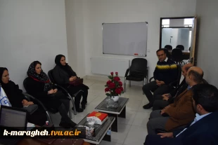 نشست سرپرست آموزشکده فنی و کشاورزی مراغه با رئیس مرکز رشد شهرستان مراغه 3