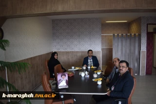 نشست هم اندیشی سرپرست آموزشکده با اعضای هیأت علمی آموزشکده های پسران و دختران مراغه