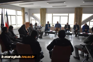 جلسه هم اندیشی اساتید مدعوی گروه های فنی، کشاورزی و علوم پایه آموزشکده با سرپرست آموزشکده فنی و کشاورزی مراغه 8