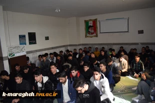 جشن میلاد حضرت ولی عصر (عج) و پویش من رای میدم در آموزشکده فنی و کشاورزی مراغه 3