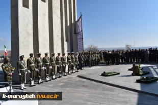 حضور سرپرست و جمعی از کارکنان آموزشکده فنی و کشاورزی مراغه در مراسم بزرگداشت شهداء 5