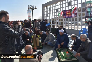 حضور سرپرست و جمعی از کارکنان آموزشکده فنی و کشاورزی مراغه در مراسم بزرگداشت شهداء 10