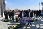 حضور سرپرست و جمعی از کارکنان آموزشکده فنی و کشاورزی مراغه در مراسم بزرگداشت شهداء 12