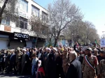 حضور پرشور دانشگاهیان دانشکده فنی و کشاورزی مراغه در راهپیمایی عظیم روز جهانی قدس 5