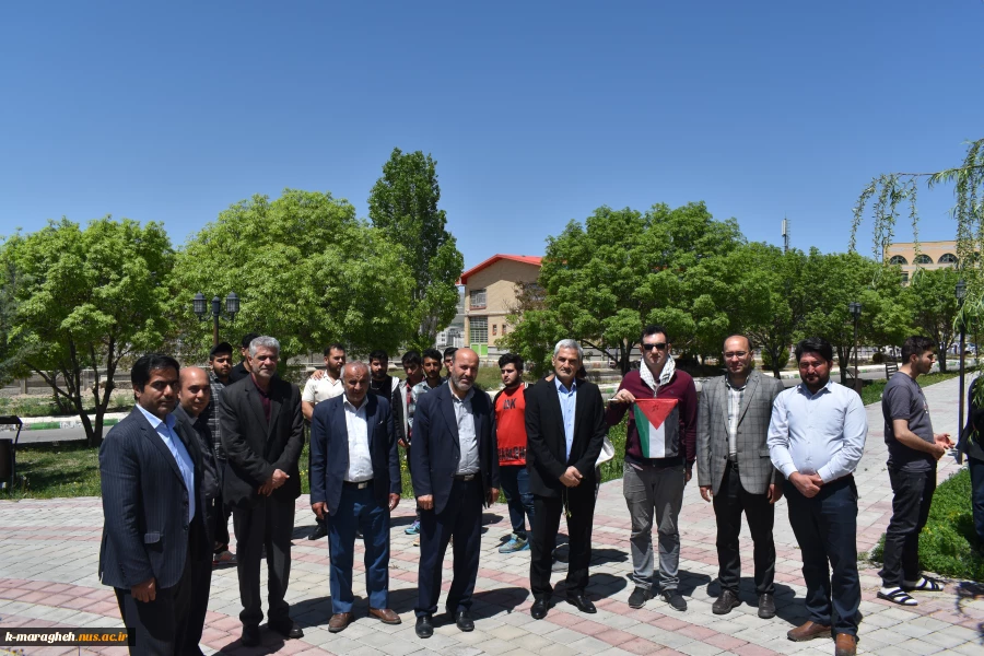 تجمع و همصدایی سراسری جمعی از دانشگاهیان دانشکده فنی و کشاورزی مراغه با تظاهرات ضد صهیونیستی در آمریکا
 5