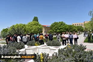 تجمع و همصدایی سراسری جمعی از دانشگاهیان دانشکده فنی و کشاورزی مراغه با تظاهرات ضد صهیونیستی در آمریکا 2