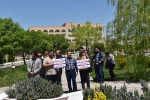 تجمع و همصدایی سراسری جمعی از دانشگاهیان دانشکده فنی و کشاورزی مراغه با تظاهرات ضد صهیونیستی در آمریکا 3