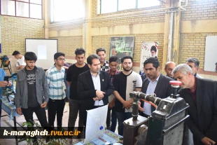 افتتاحیه نمایشگاه دستاوردها و توانمندی های آموزشکده فنی و کشاورزی مراغه 4