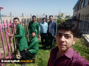 با مشارکت پویای دانشجویان رشته های  عمران و مکانیک خودرو آموزشکده صورت پذیرفت 2