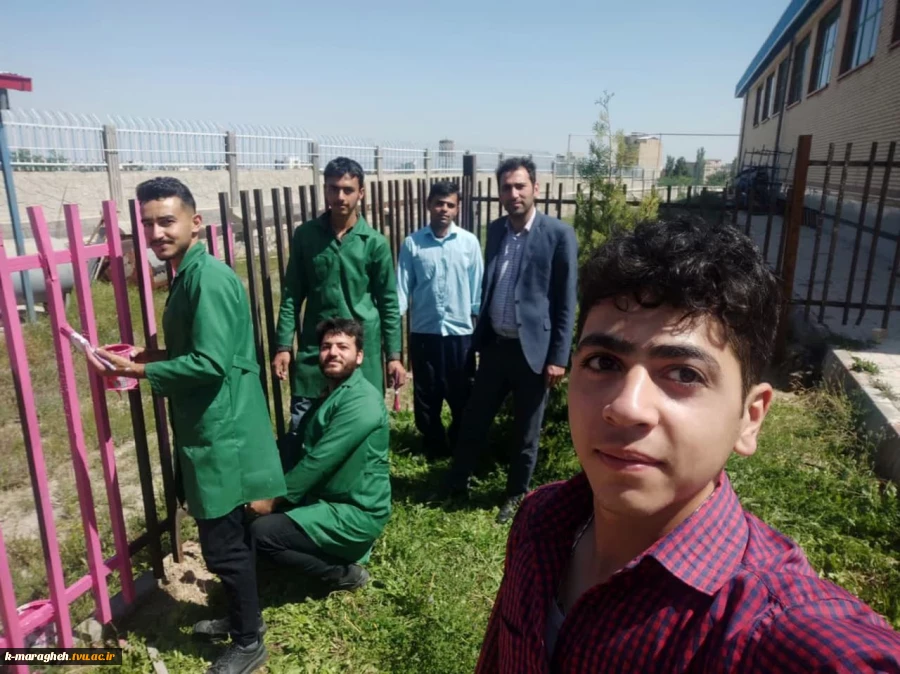 با مشارکت پویای دانشجویان رشته های  عمران و مکانیک خودرو آموزشکده صورت پذیرفت 2