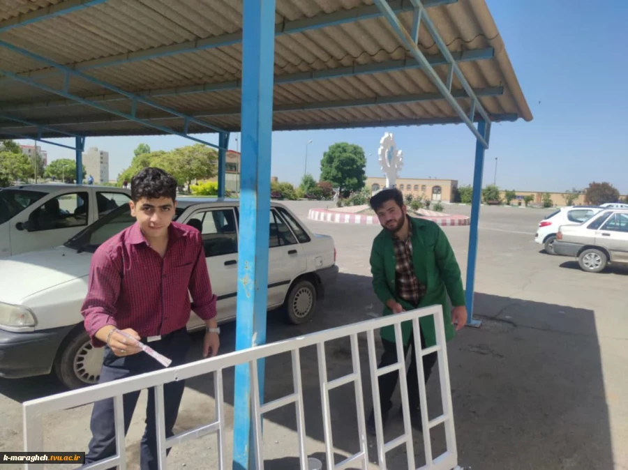 با مشارکت پویای دانشجویان رشته های  عمران و مکانیک خودرو آموزشکده صورت پذیرفت 3