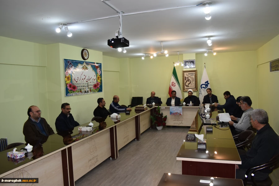هفتمین نشست شورای سیاست گذاری امر به معروف و نهی از منکر آموزشکده ملی مهارت واحد مراغه، صبح امروز با حضور اعضا و مسؤلین ستاد شهرستان برگزار شد. 2
