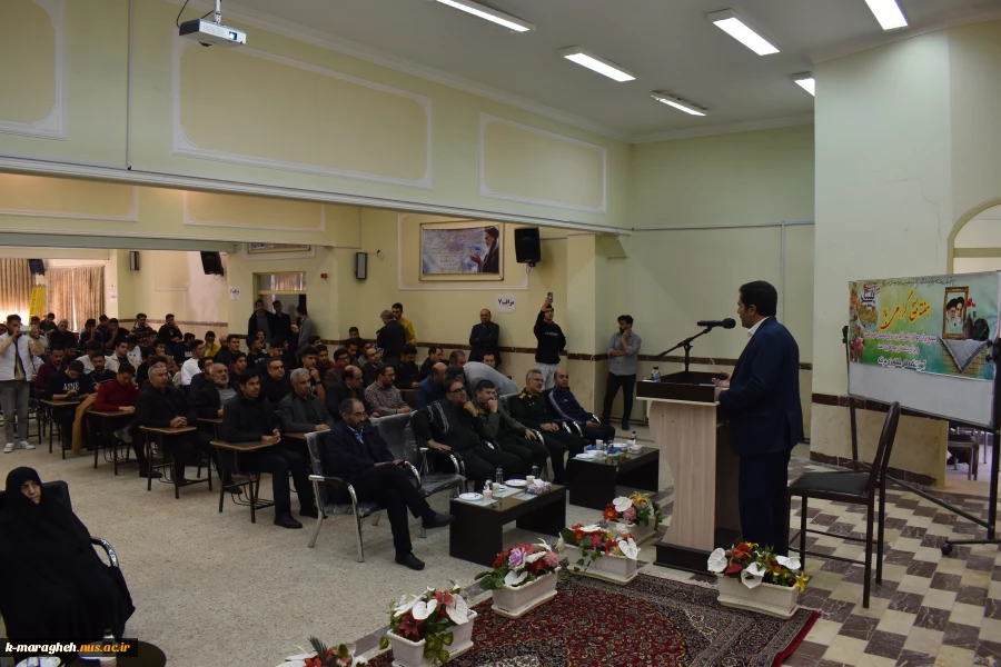 برگزاری مراسم گرامیداشت هفته بسیج در آموزشکده ملی مهارت واحد مراغه 5