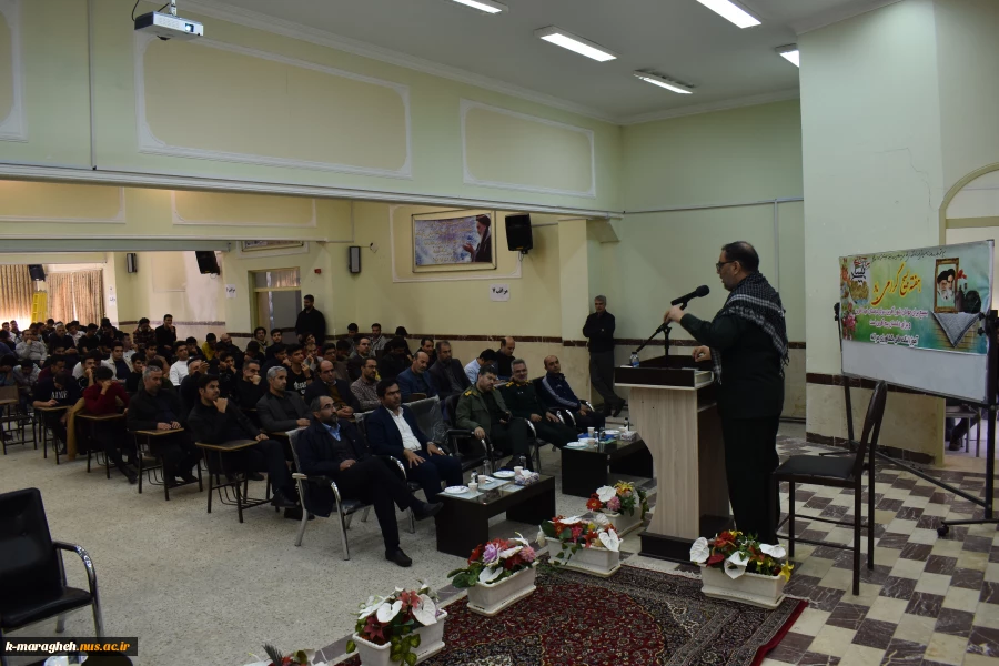 برگزاری مراسم گرامیداشت هفته بسیج در آموزشکده ملی مهارت واحد مراغه 7