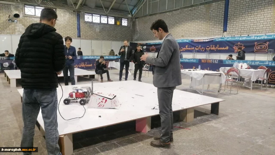 حضور دانشجوی آموزشکده ملی مهارت واحد مراغه به عنوان داور در فستیوال نوآوری و فناوری دانش آموزی رینوفست 1403 4