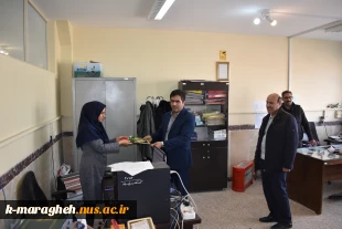 به مناسبت بزرگداشت روز زن و تکریم مقام مادر، از بانوان شاغل در آموزشکده تقدیر شد.  2