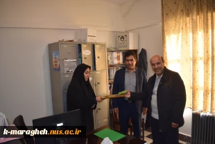 به مناسبت بزرگداشت روز زن و تکریم مقام مادر، از بانوان شاغل در آموزشکده تقدیر شد.  3