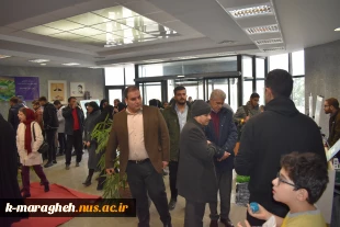 بازدید ریاست بهمراه جمعی از دانشجویان و اساتید آموزشکده ملی مهارت واحد مراغه از نمایشگاه رینوتکس 3