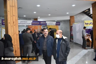 بازدید ریاست بهمراه جمعی از دانشجویان و اساتید آموزشکده ملی مهارت واحد مراغه از نمایشگاه رینوتکس 5