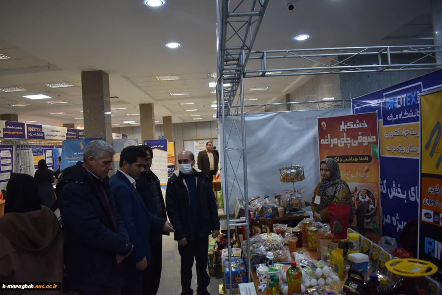 بازدید ریاست بهمراه جمعی از دانشجویان و اساتید آموزشکده ملی مهارت واحد مراغه از نمایشگاه رینوتکس 7