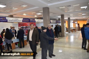 بازدید ریاست بهمراه جمعی از دانشجویان و اساتید آموزشکده ملی مهارت واحد مراغه از نمایشگاه رینوتکس 8