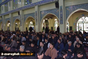 برگزاری مراسم بزرگداشت حماسه نهم دی در مسجد جامع شهرستان مراغه  3