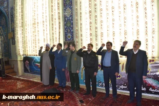 برگزاری مراسم بزرگداشت حماسه نهم دی در مسجد جامع شهرستان مراغه  5