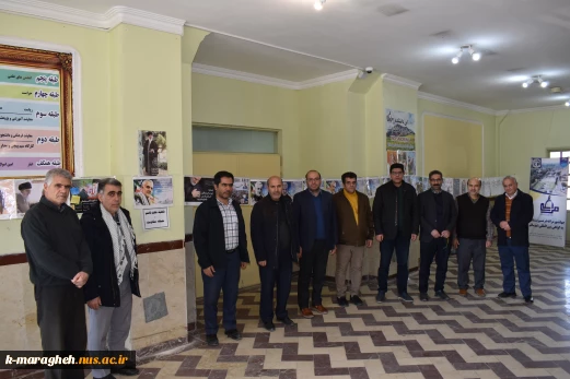 برگزاری نمایشگاه بمناست هفته بصیرت و شهادت سردار سلیمانی و جبهه مقاومت در آموزشکده ملی مهارت واحد مراغه