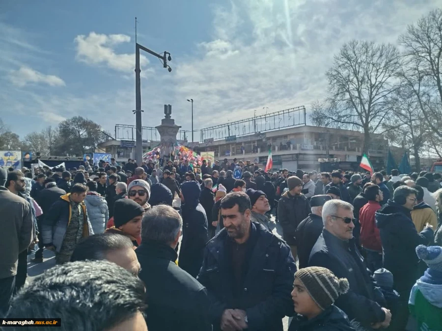 حضور پرشور دانشگاهیان آموزشکده ملی مهارت واحد مراغه در جشن پیروزی انقلاب و راهپیمایی یوم‌الله 22 بهمن 4