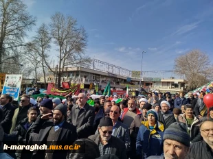 حضور پرشور دانشگاهیان آموزشکده ملی مهارت واحد مراغه در جشن پیروزی انقلاب و راهپیمایی یوم‌الله 22 بهمن 5