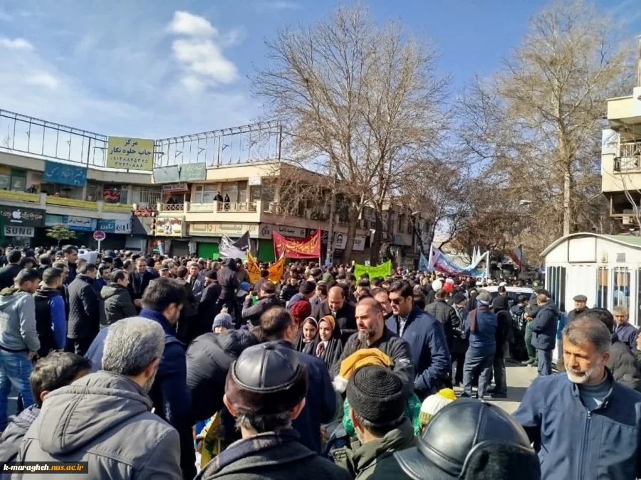 حضور پرشور دانشگاهیان آموزشکده ملی مهارت واحد مراغه در جشن پیروزی انقلاب و راهپیمایی یوم‌الله 22 بهمن 6