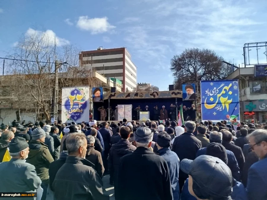 حضور پرشور دانشگاهیان آموزشکده ملی مهارت واحد مراغه در جشن پیروزی انقلاب و راهپیمایی یوم‌الله 22 بهمن 7