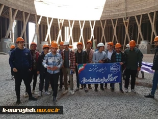 بازدید دانشجویان رشته الکتروتکنیک آموزشکده ملی مهارت واحد مراغه از نیروگاه حرارتی سهند بناب در قالب طرح راهیان پیشرفت 4