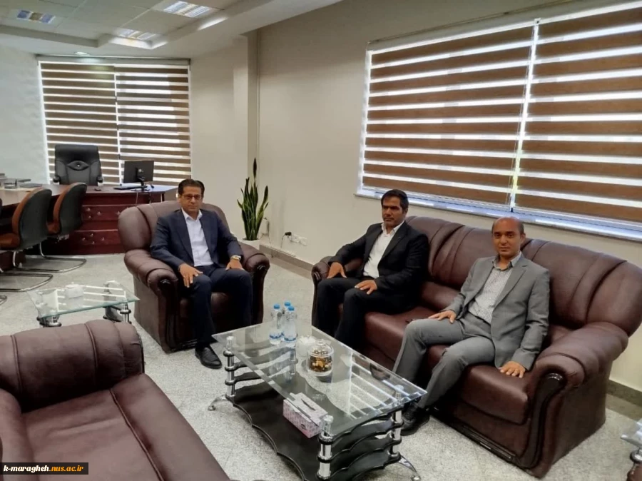 دیدار رسمی ریاست آموزشکده با رئیس جدید دانشگاه مراغه به‌منظور تبریک انتصاب و تقویت همکاری‌های علمی و پژوهشی 2
