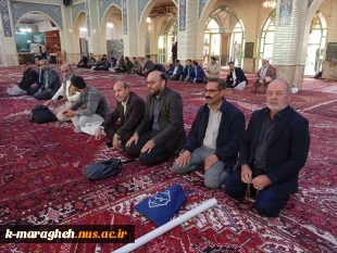 مراسم گرامیداشت شهدای جبهه مقاومت و جنگ ۱۲روزه در شهرستان مراغه 5
